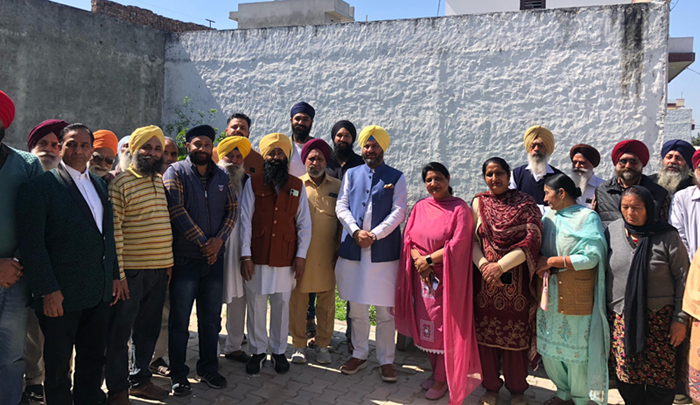 Meeting with MLA Rana Inder Pratap from the new Panchayat of Baba Deep Singh Nagar